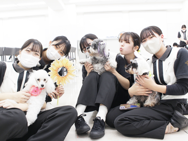 ２年生とモデル犬の写真撮影会♪～PART①～
